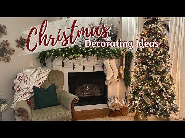 COZY CHRISTMAS 2023 DECOR IDEAS | LIVING ROOM DECORATE WITH ME