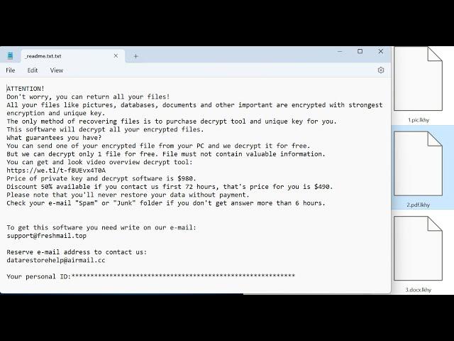 LKHY Extension Virus | How to Remove LKHY Ransomware + Decrypt .lkhy Files