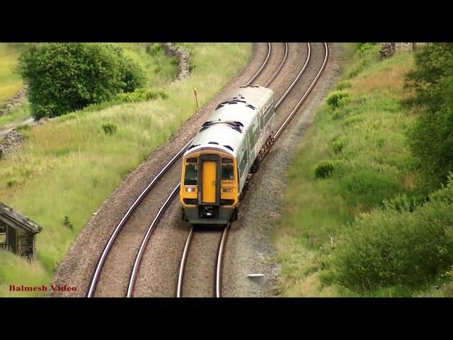Trains Through Shotlock Tunnel - from Above.