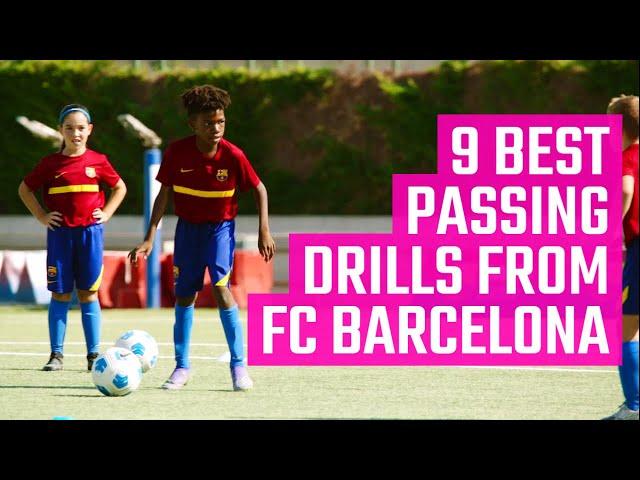 9 Best Passing Drills from FC Barcelona | Fun Youth Soccer Drills on the MOJO App