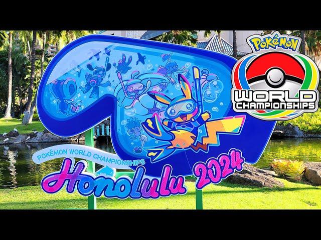 2024 POKEMON WORLD CHAMPIONSHIPS Pokemon Center Shopping & Trainer Village in Honolulu Hawaii