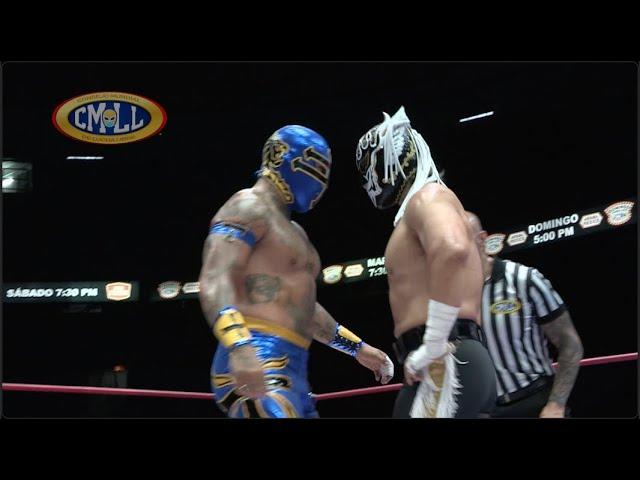 CMLL - LUCHA GRATUITA DE LA SEMANA: HECHICERO Y EL DESPERADO VS TEMPLARIO Y DOUKI