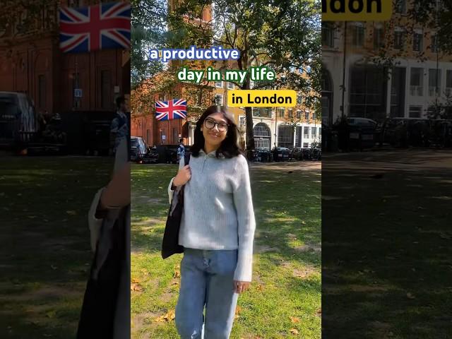 A productive day in my life in London  #london #dayinthelife #londoner