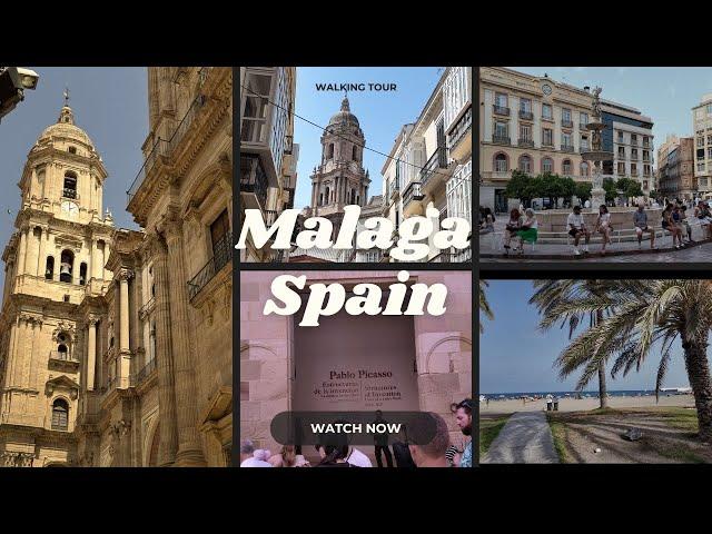 Malaga, Spain 2024  | 4K walking tour