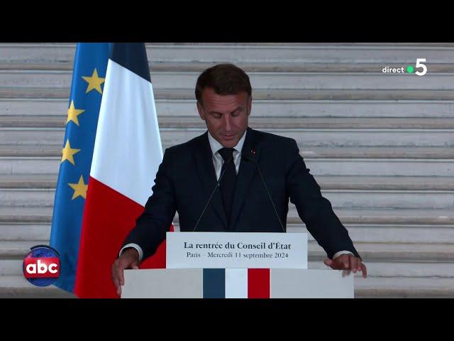 On pense qu’il manquait quelques mots dans le discours du Président - C à Vous - 12/09/2024