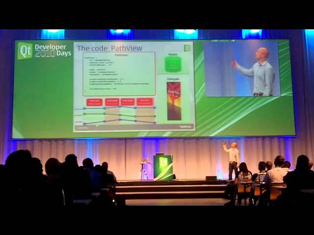 QML Demo at Keynote - Qt Developer Days 2010