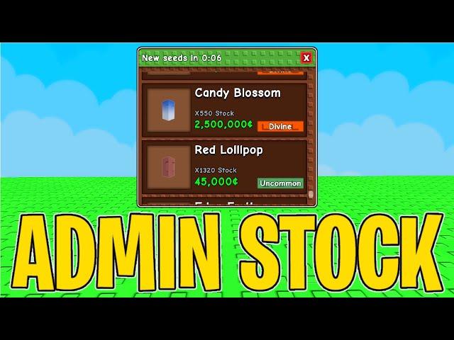 BEST Grow A Garden Live Stock...