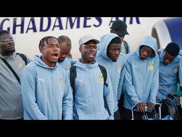 BLACK STARS ARRIVE IN LIBYA-KUDUS LINKED TO BARCELONA & MAN CITY AT £100M-BLACK STARS CAPTAINCY