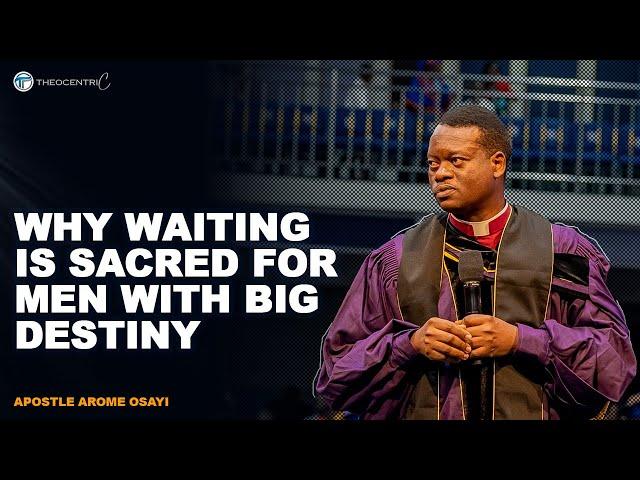 HOW TO WAIT AND NOT BE HASTY WHENEVER A DOOR IS OPENED FOR YOUR DESTINY || APOSTLE AROME OSAYI