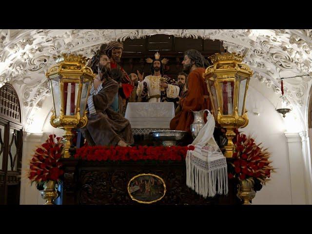 Salida Hermandad Sagrada Cena Sevilla. Domingo de Ramos 2024. #DRLaCena24