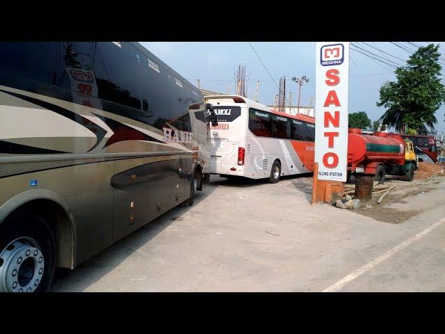 Luxurious AC Buses Live View In Bangladesh Part-1 (4k)