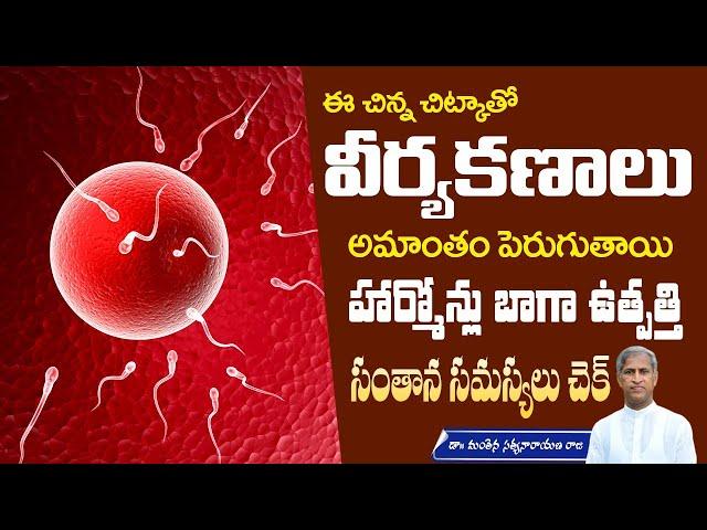 Improve Sperm Count and Quality Naturally | High Protein Diet | Manthena Satyanarayana Raju Videos