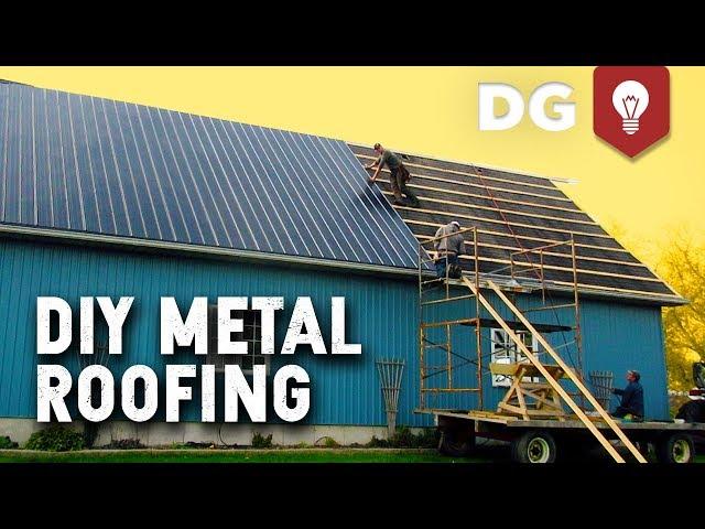 How To Install DIY Metal Roofing (House or Barn)