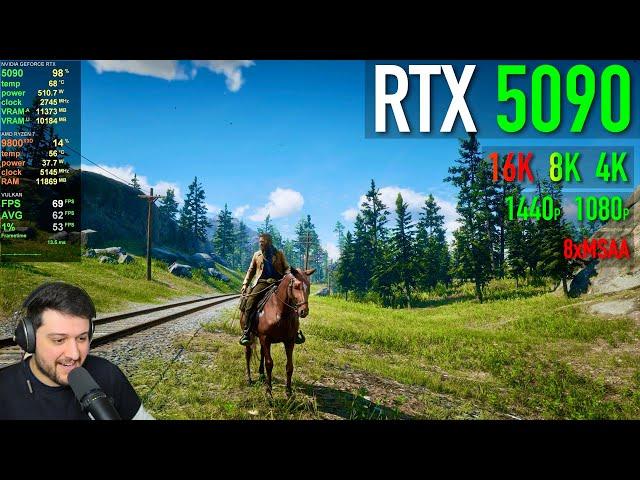 The RTX 5090 in Red Dead Redemption 2! (MAX settings)