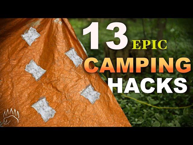 Top 13 Camping Hacks that ACTUALLY work