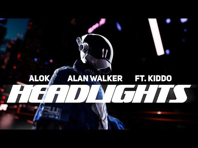 Alok & Alan Walker - Headlights (feat. KIDDO) [Official Lyric Video]