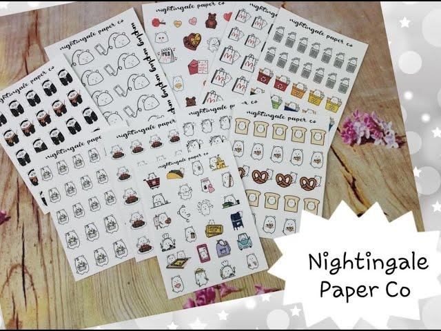 Nightingale Paper Co Giveaway Haul