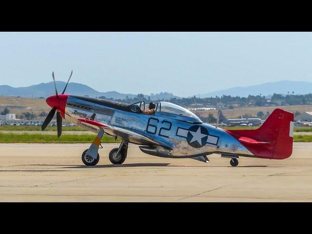 Mustang Mania P-51s & P-63 | SoCal Air Show 2023