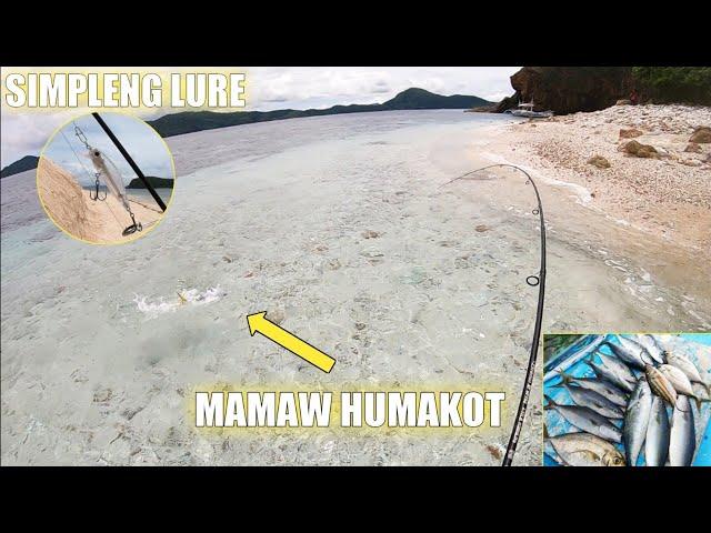 Simpleng Lure Pero Matindi Humarvest Ng Isda | Medium Light Casting | Palawan Philippines