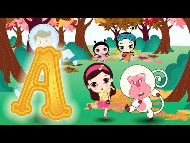 Letter A - Olive and the Rhyme Rescue Crew | Learn Alphabet | Nursery Songs | Letter A Song