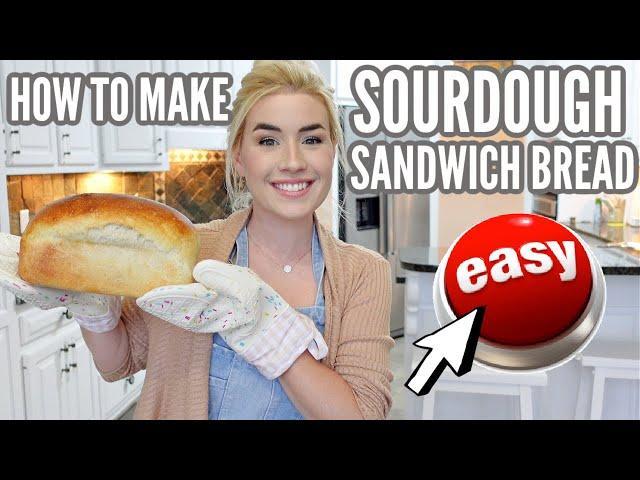 HOW TO MAKE THE BEST SOURDOUGH SANDWICH BREAD | EASY STEP BY STEP BEGINNERS GUIDE | LOVEMEG 2.0