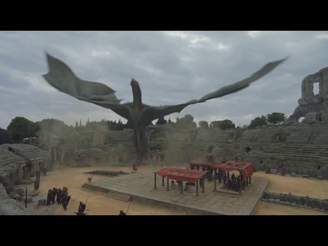 Game of Thrones S07E07 Daenerys Arrives at Dragon Pit With Her Dragons.