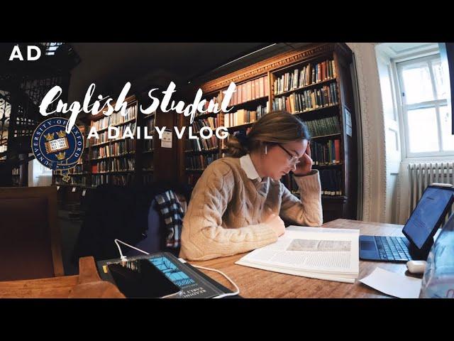 English Masters Student: study vlog