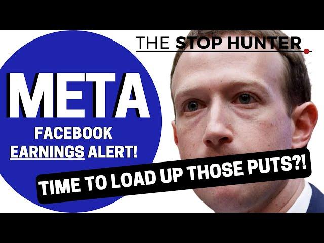 META Stock Price Analysis - EARNINGS ALERT - Price to come crashing down??!! | FB STOCK