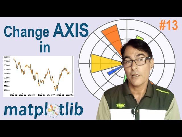 Matplotlib Change Axis | How to change axis in Matplotlib | MATPLOTLIB Tutorial - 13