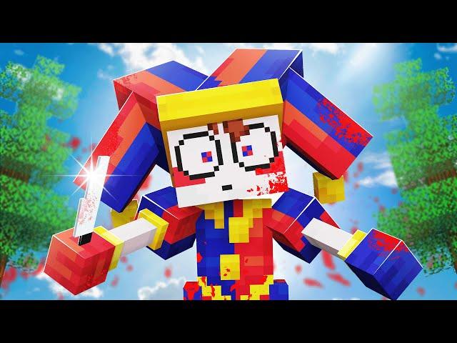 Pomni is going INSANE in Minecraft! (The Amazing Digital Circus)