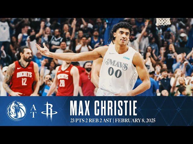 Max Christie (23 Points) Highlights vs. Houston Rockets | February 6, 2025