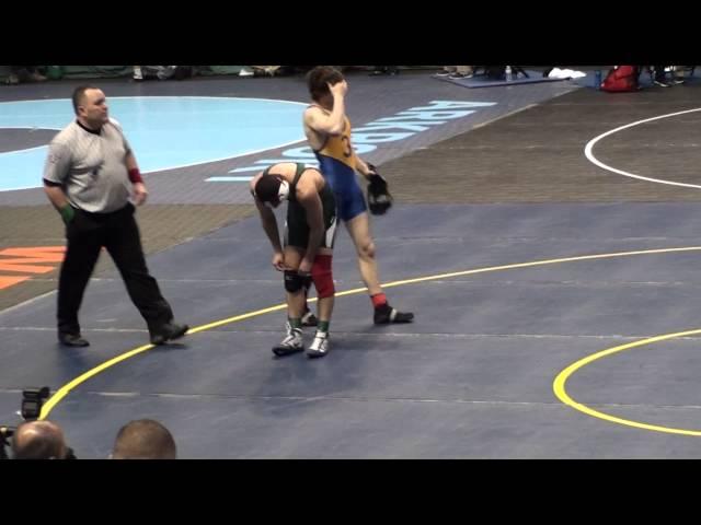 2013 NYS Wrestling Championships - Hernandez vs Romagnoli - 145 Round 1