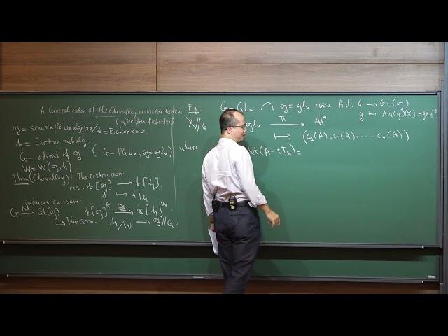 24.6 Đào Phương Bắc - Generalization of the Chevalley restriction theorem (Part 1)