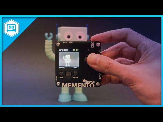 MEMENTO Programmable Camera #adafruit #circuitpython #3dprinting