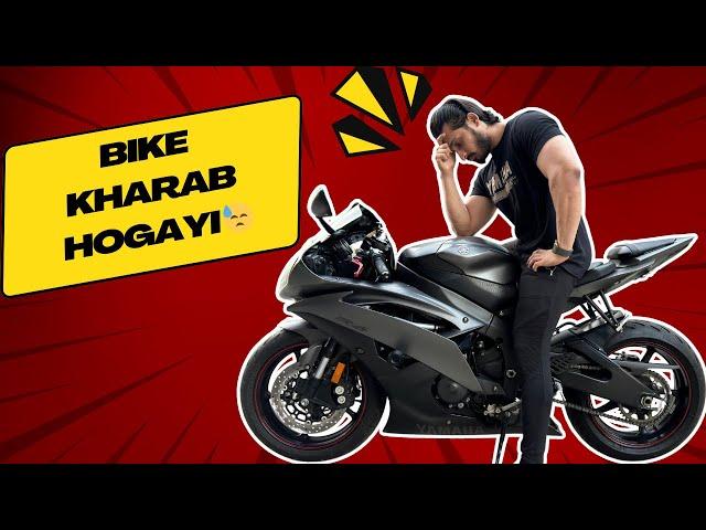 MY R6 IS NOT STARTING | YAMAHA |SHAZZY ALI MOTOVLOGS