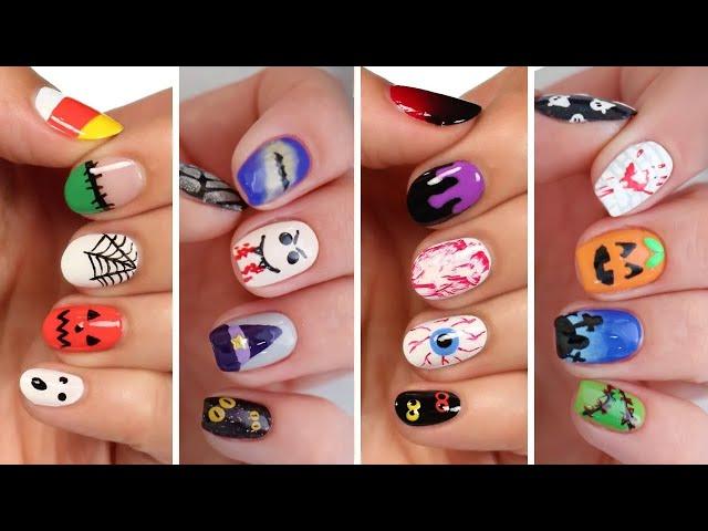 Cute & Easy Halloween Nail Art Design Compilation!