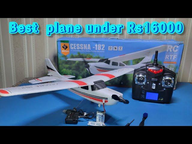 Cessna f949 rc plane unboxing and review (wltoys Cessna182 )