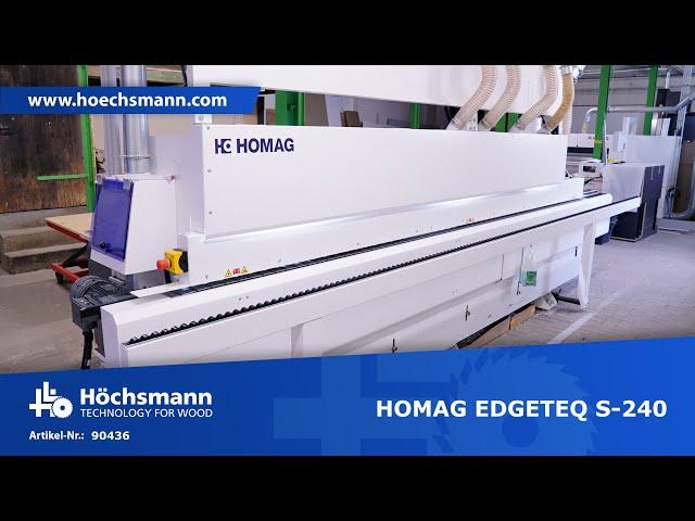 HOMAG EDGETEQ S-240 KDF 240 C / 1240FC (Höchsmann Klipphausen)