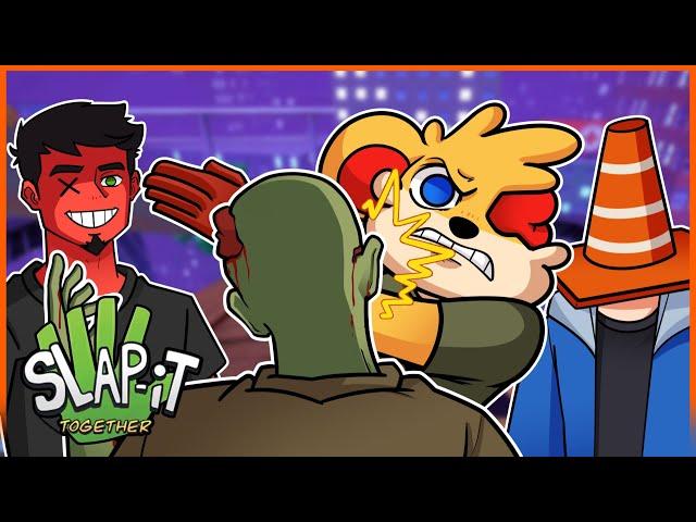 WE ARE SLAPPING EVERY ZOMBIE TO DEATH!!! [SLAP-IT TOGETHER] w/Cartoonz, Delirious