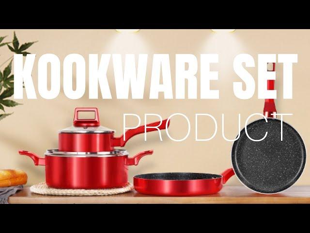 Nonstick Pots and Pans Set, 6 Piece Cookware Set, Induction Pot and Pan Sets - Product Video