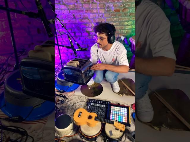 Techno made with a toaster