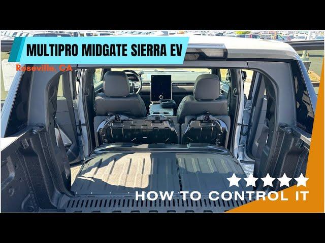 How to control the Multipro Midgate on Sierra EV.