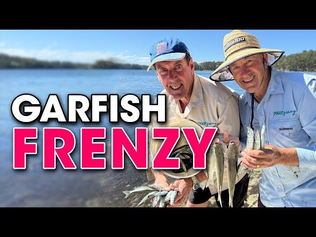 Rog & Loz teach GARFISH tactics for a great catch!