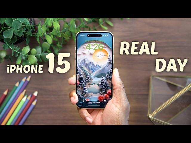 iPhone 15 - REAL Day in the Life Review!