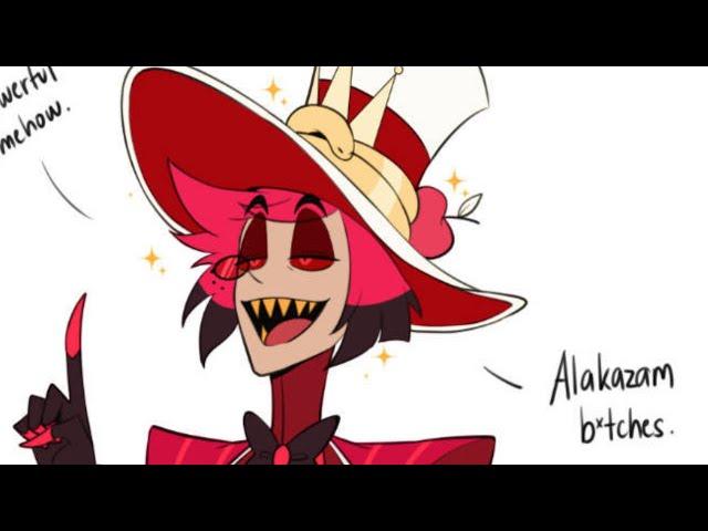 alastor is wearing lucifers hat?! - hazbin hotel comic dub