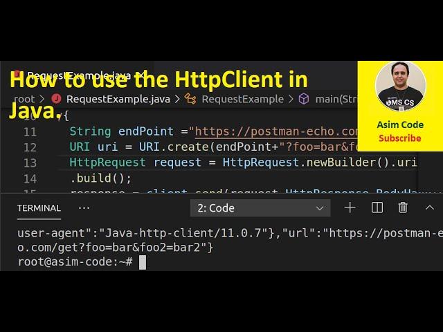 How to use the HttpClient in Java