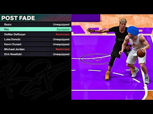 BEST POST FADE for BIGS NBA 2K25!