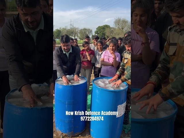 Girls ice bath  #army #indianmilitary #indianarmedforces #indianarmy #icebath #ice