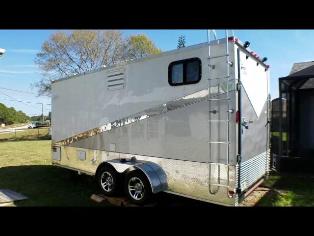 Cargo Trailer Conversion Toy Hauler Exterior - Tiny House - Tiny Home on Wheels