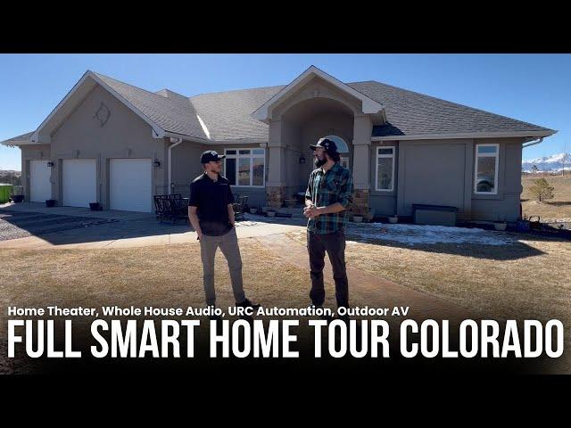 FULL Smart Home Walkthrough! Colorado Springs Home Theater & URC Automation 2024!